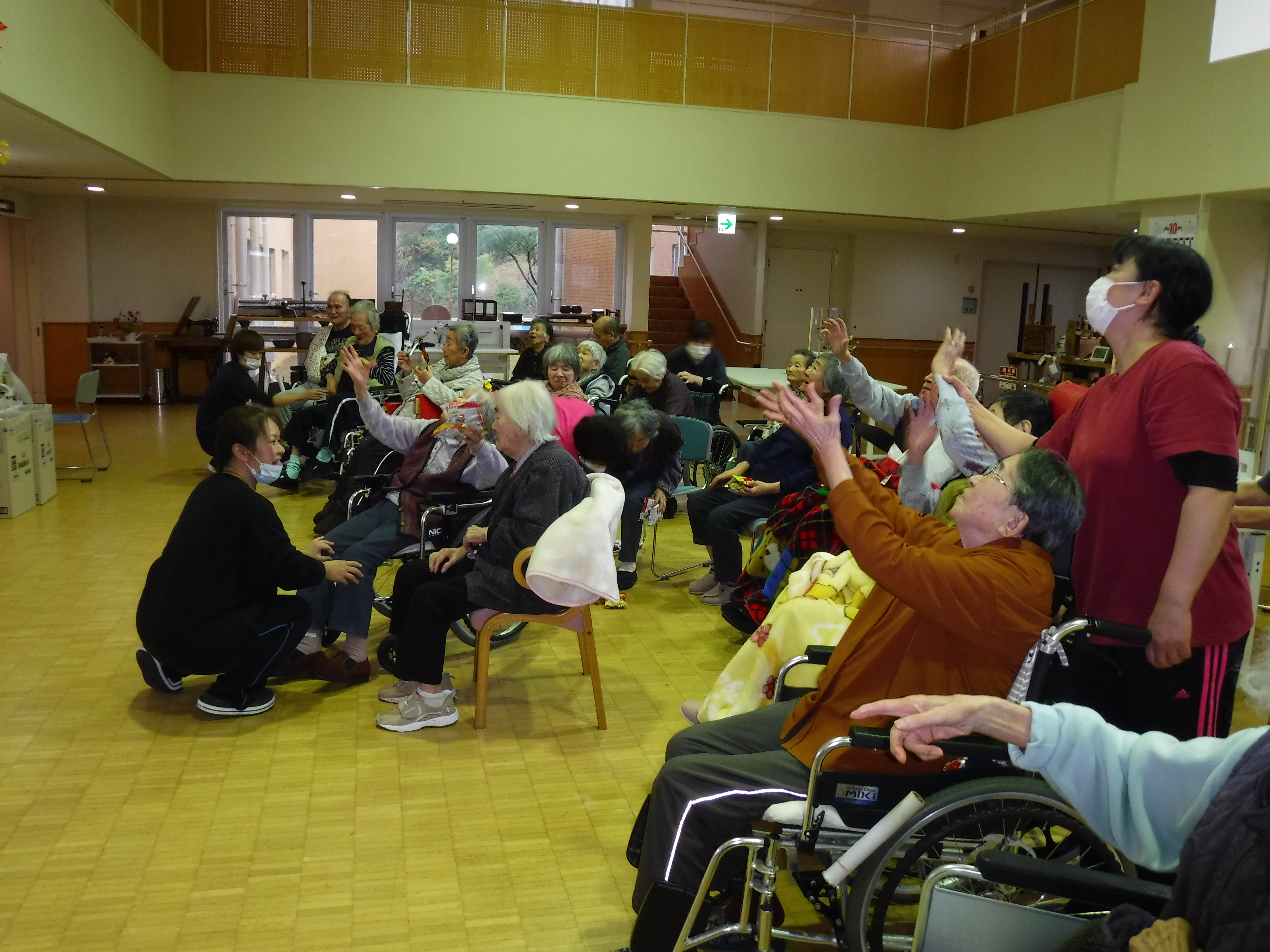 さくらヶ丘バーベキューまつり ユニット型特別養護老人ホーム・高齢者グループホーム 小原安立